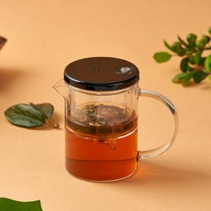 알럽하우스x사마도요 명품 내열유리 티포트 E21 350ml (블랙뚜껑)