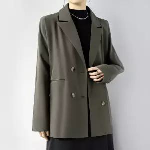 [퀸이즈][퀸이즈] [88까지]시트 오버핏 더블 포켓 버튼 자켓