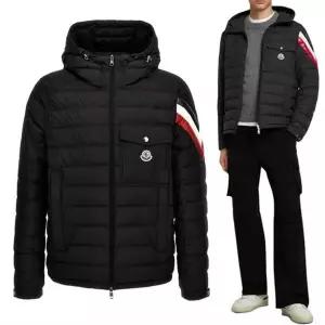 몽클레어 BERARD 로고 후드 패딩 1A00012 54A81 999