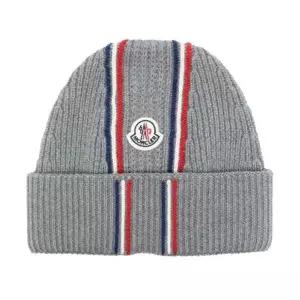 몽클레어 트리컬러 로고 패치 비니 3B00036 M1131 981