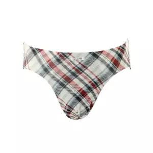 갤러리아 [이월인하][남]시원한 컬러의 폴리스판 사선체크 삼각 (VMP7217)