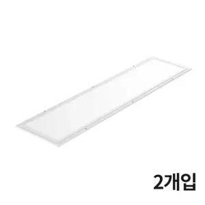 장수램프 LED 매입 평판등 M바 1285x320 50W 2개 엣지등 사무실조명