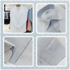 [레노마]일반핏/얇고/시원한/고급스러운/스킵 도비/옴므 긴소매 정장 셔츠 ROSSG1421 BU_US