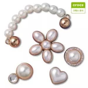갤러리아 [크록스 본사][액세서리] 진주 5개 세트 지비츠 참 10013133