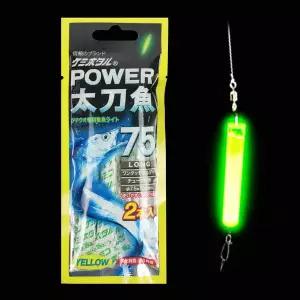루미카 일자 케미 호타루 75mm(형광) 갈치/한치/일본 루미카사의 기술력!/집어등