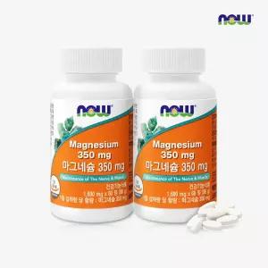[나우푸드코리아] 나우푸드 마그네슘 350mg 60정 2병 4개월분