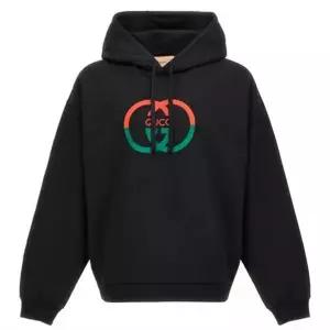 구찌 로고 프린트 후드 티셔츠 721427 XJF5T 1868