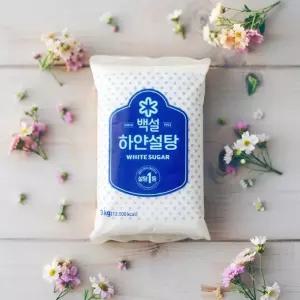 [백설] 백설 하얀설탕 3kg x4봉