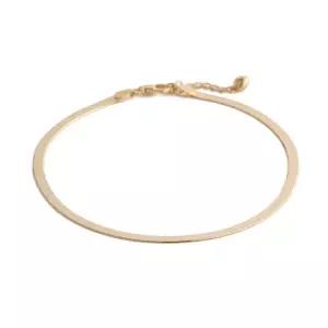 [비앤비골드] 18K 3mm 스네이크 뱀줄 체인 발찌 IRA33551