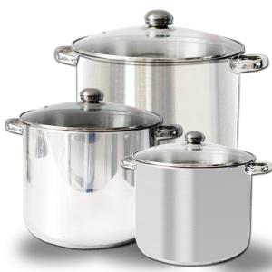 페르비타 대용량 스텐레스 곰솥냄비 통3중냄비/28cm,30cm,32cm/인덕션냄비/다양한열원사용