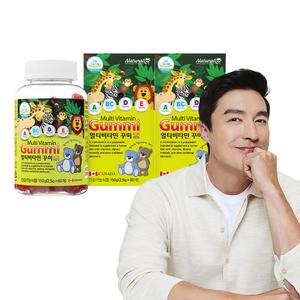 네추럴라이즈 어린이 멀티비타민 꾸미 비타민C 비타민D 60개입 2개