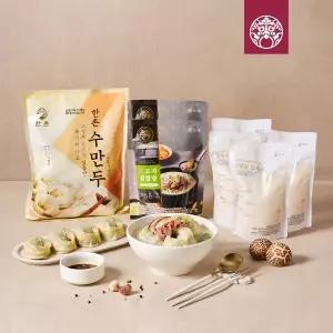 [한촌설렁탕] 더블랙 설렁탕 수만두 선물세트(고급 보냉백 포장)