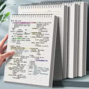 B5 스프링 상철 그리드 모눈 노트 WE46D1E