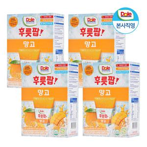 Dole 돌 후룻팝 망고팝 4박스 32팩 / 얼려먹는 주스
