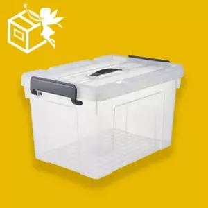 리빙박스 대형 수납 투명 플라스틱 박스 소품 옷 펜트리 정리함 수납함 SB25