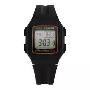 남성 Digital Square Sports 군인 우레탄 손목 시계 F 201WA 9ADF)