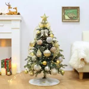 90cm 캐롤라인 혼합 전나무 트리 풀세트 전구포함