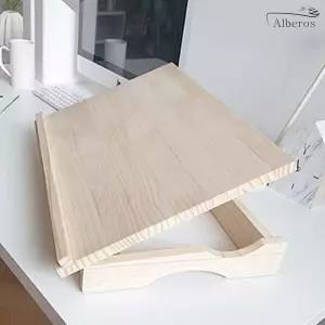 알베로스 원목 13단 각도조절 독서대 스탠다드