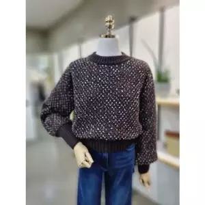 [갤러리아] ABFZ[2컬러] 넥라운드 도트 와플니트(ABZ1HW38)