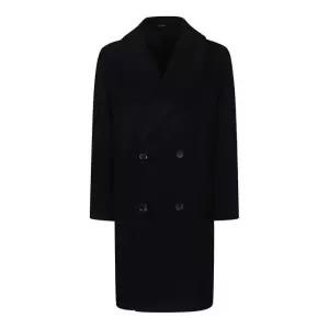 [롯데백화점]파렌 파렌하이트 24F/W 블랙 빅라펠 오버핏 더블 코트 (FJLAX7352)