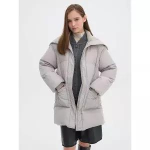 [올리브데올리브](신세계 사우스시티)니트 카라 아웃 포켓 구스 다운 점퍼 OP4WMA62