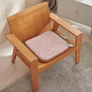 크리벨 탄소그래핀 극세사 전기방석 연핑크 1인용(45x45cm)