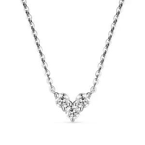 [도로시] 14k 트루 러브 랩 다이아몬드 목걸이