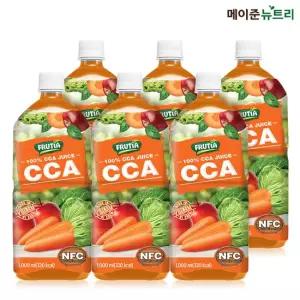 메이준뉴트리 NFC 착즙 프루티아 100% CCA 주스 1,000ml 6병
