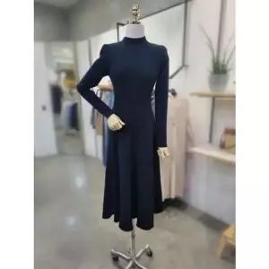 [갤러리아] ABFZ[2컬러]잔골지 플레어 롱 니트원피스(ABZ1HO37)