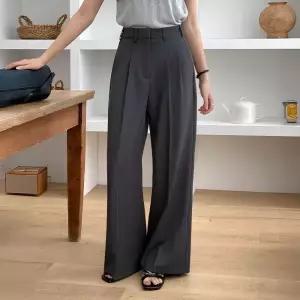 [코코블랑] 코즈 비죠 투핀턱 슬랙스(숏,미들,롱)