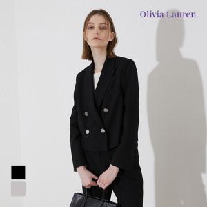 [올리비아로렌] 더블 크롭자켓_VOCGA3S2356