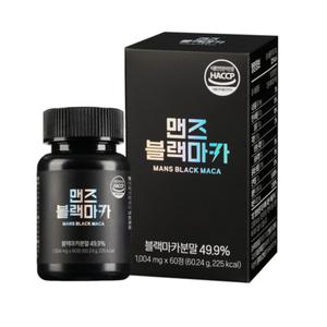맨즈텐맥스 맨즈 블랙마카 1004mg X 60정 1개월분 전립선 쏘팔메토 블랙마카분말 흑마늘 남자힘
