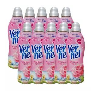 헨켈 버넬 고농축 섬유유연제 900mL 10개 와일드로즈