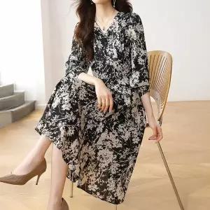 [하프클럽/카라]KARRA 쉬폰블러썸원피스_A5S0371