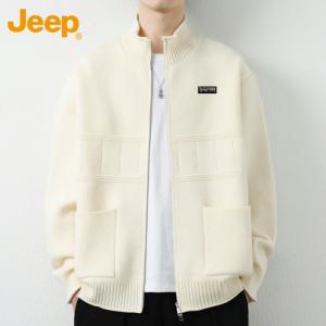 Jeep 남자 2025 봄가을 오버핏 니트 코트