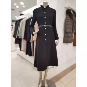 [미니멈]시스루카라 벨티드 원피스 MZAGWO1960