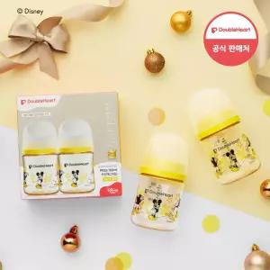 더블하트 모유실감 디즈니 에디션 미키 클래식 160ml 트윈팩 / PPSU 젖병