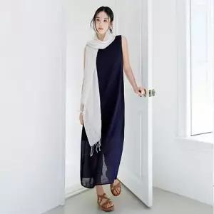 [최초가 79 900원] 25SS 깅엄체크 시어서커 원피스