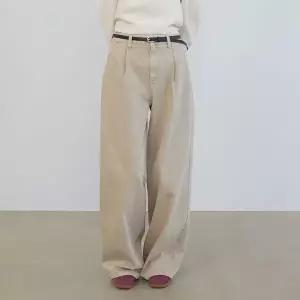 [온앤온](강남점)원턱 와이드 데님 팬츠 NEJ5SL254