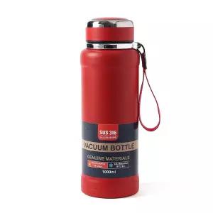 보온병 1L 레드 등산 스텐 분유 마오병