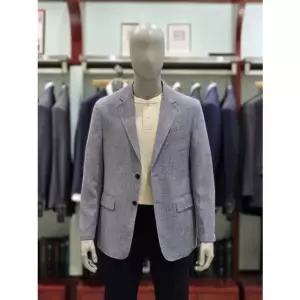 [갤러리아] 킨록 S/S 투톤 브이종강 자켓 블루그레이 (TJJ93)