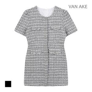 [반에이크] 트위드 반팔원피스_VB34OPQ309Z