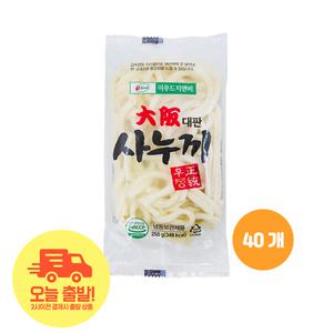 [얌얌마켓] 대판 사누끼 냉동우동면 1박스(40개입) (아이스박스 포함) 캠핑용 간편식