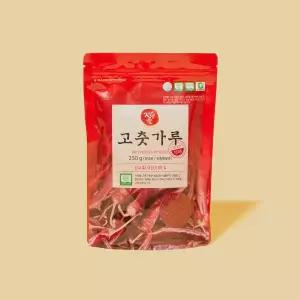 자연애 국산인증 고춧가루 250g(25년 햇고추)