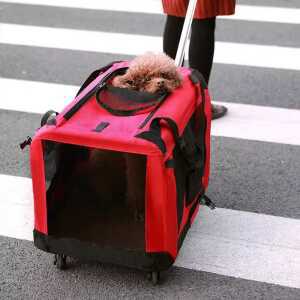 대형견 켄넬 손잡이 강아지 가방 이동장 중형견 제품 소프트 캐리어 이동 바퀴