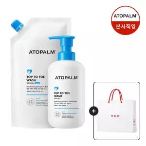 [아토팜] 탑투토 워시 460ml+리필 400ml [GIFT] 쇼핑백