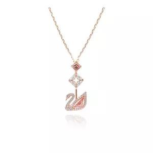 [스와로브스키] 여성 다즐링 핑크스완 쥬얼리 목걸이(R1)(5473024)