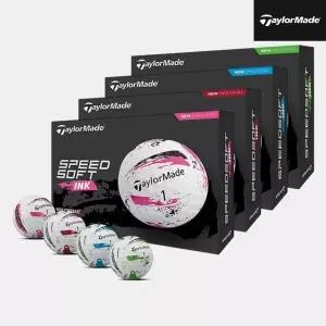2025 테일러메이드 스피드소프트 잉크 골프볼 남여공용 2피스 4COLORS