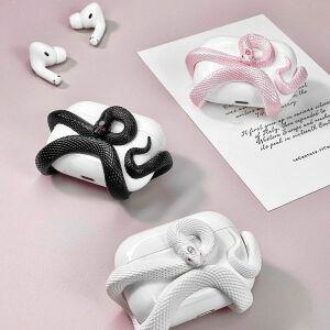 에어팟 4 3 2 1 프로 특이한 스네이크 뱀 범퍼 케이스