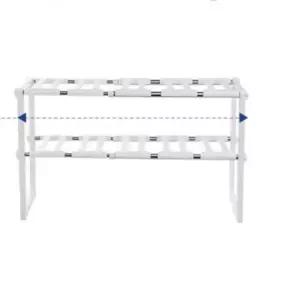 2단 싱크대 하부 선반 길이조절 주방 수납 정리 정리 후라이팬정리대 냄비정리대